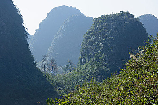 桂林喀斯特山景