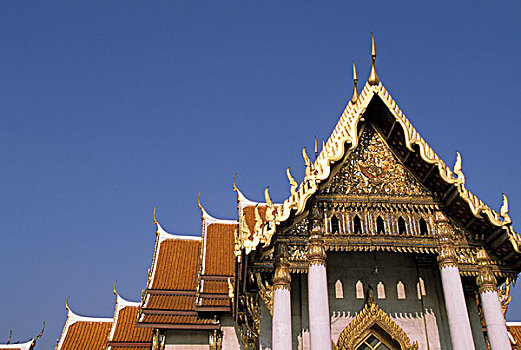 泰国,曼谷,朝日,大理石庙宇