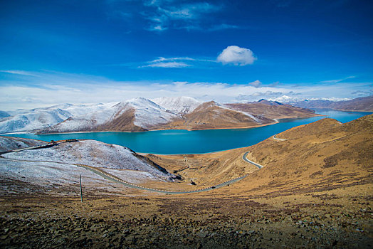 中国,自治区,羊卓雍措