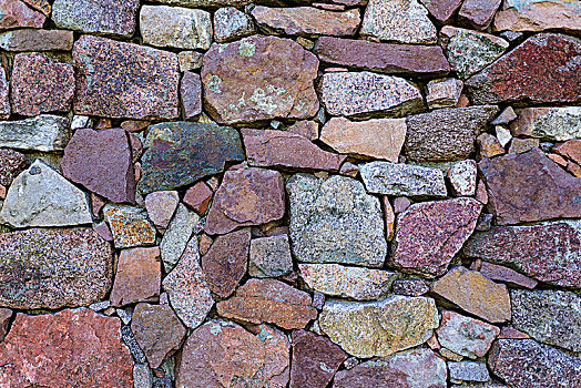 墙壁,石头,不同,彩色,尺寸