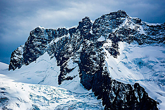 积雪,山顶,阿尔卑斯山,策马特峰,瑞士