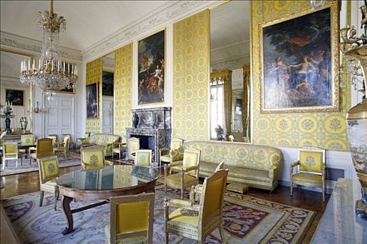 法国,伊夫利纳,凡尔赛宫,国王,客厅