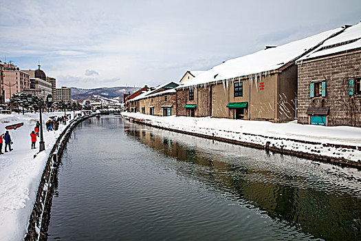 日本北海道小樽运河
