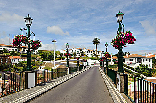 桥,岛屿,亚速尔群岛,葡萄牙