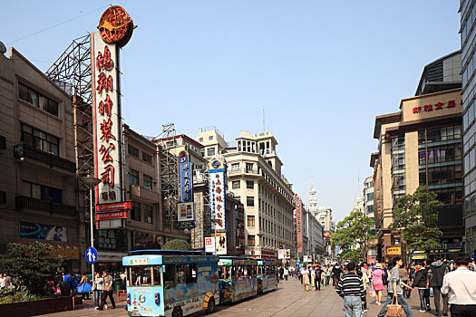 上海,南京路步行街