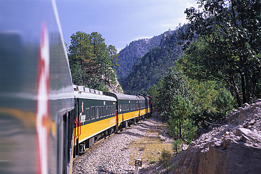 墨西哥,奇瓦瓦,国家公园,列车
