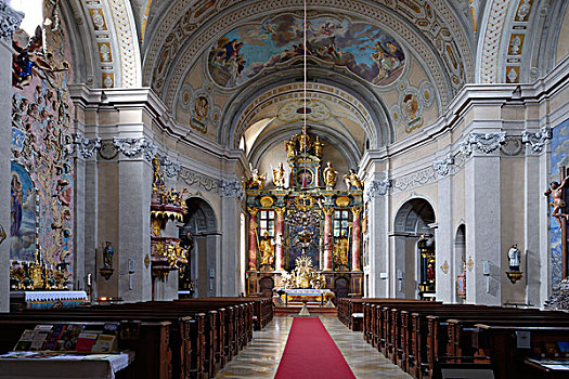 教堂高坛,教区教堂,朝圣教堂,圣尼古拉斯,布尔根兰,奥地利,欧洲