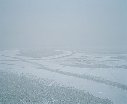 冰,湖,德国