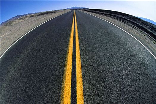 公路,死谷,加利福尼亚,美国