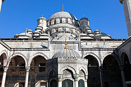 土耳其,伊斯坦布尔,市区,区域,新,清真寺