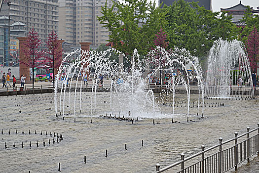 大雁塔北广场喷泉