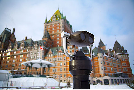 取景器,夫隆特纳克城堡,魁北克城,魁北克,加拿大