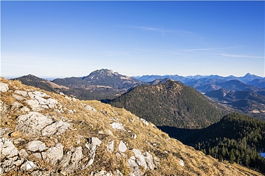 风景,巴伐利亚,阿尔卑斯山