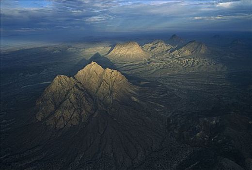 圣克拉拉,山峦,埃尔比斯开诺生物圈保护区,北下加利福尼亚州,墨西哥