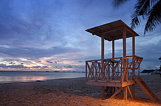 菲律宾长滩岛,日落