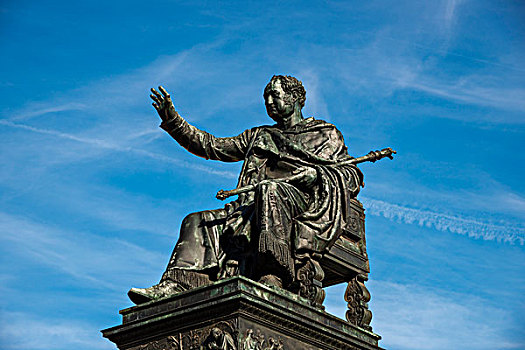 纪念建筑,国王,马克西米利安一世,巴伐利亚,慕尼黑,上巴伐利亚,德国,欧洲