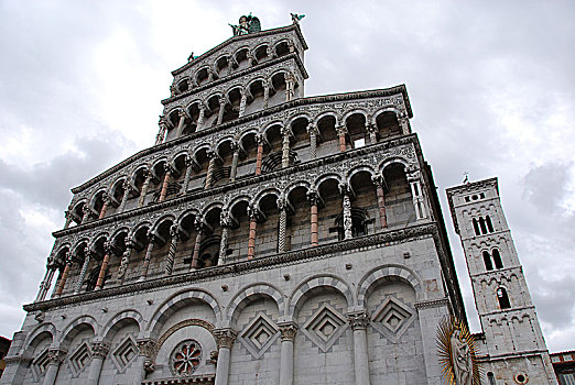 中央教堂,卢卡,意大利,托斯卡纳,大教堂