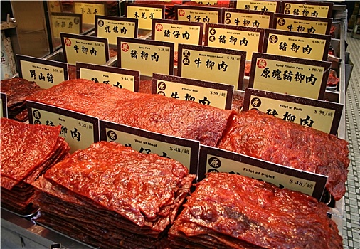 中国,保存,肉