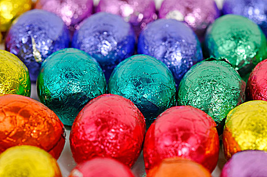 彩色,巧克力蛋,复活节彩蛋