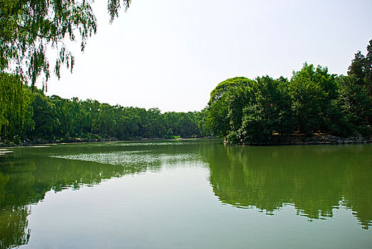 北京大学未名湖风光