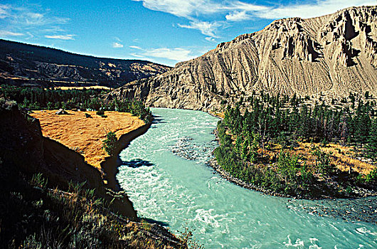 弗雷泽河,峡谷,不列颠哥伦比亚省,加拿大