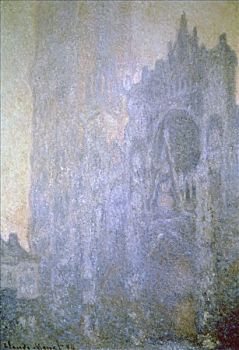 大教堂,早晨,1894年,艺术家,克劳德-莫奈
