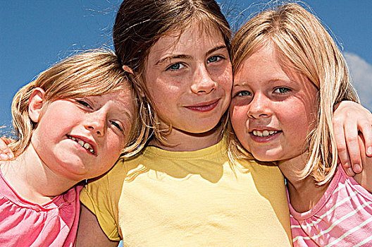 三个女孩,肖像