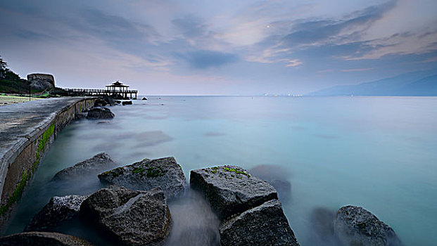 海南分界洲岛日落海滩