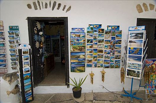 纪念品店,富埃特文图拉岛,加纳利群岛,西班牙