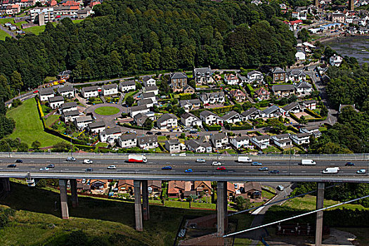 公路桥,北方,背景,苏格兰,英国