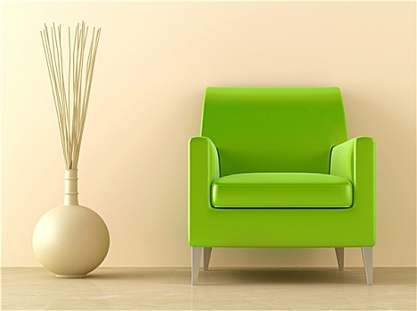 绿色,座椅