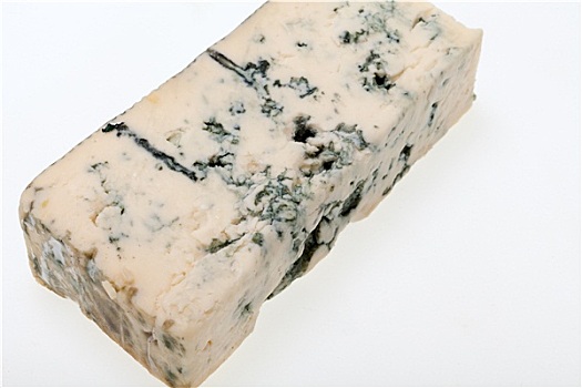 蓝纹奶酪,隔绝,白色背景,背景