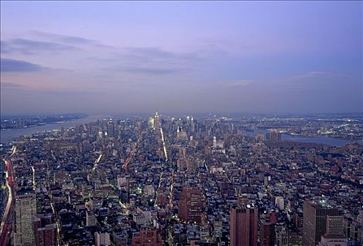 天际线,曼哈顿,纽约,美国