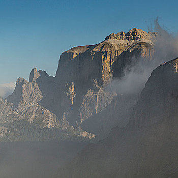 欧洲,意大利,阿尔卑斯山,白云岩,山,风景