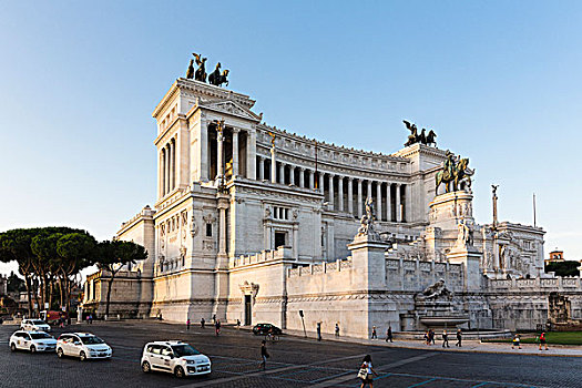 维克多艾曼纽二世纪念堂,威尼斯广场,罗马,意大利