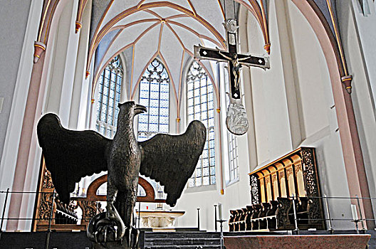 鹰,教堂,北莱茵威斯特伐利亚,德国,欧洲