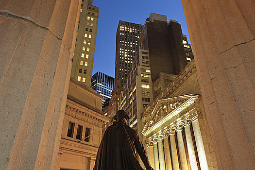 纽约股票交易所,曼哈顿,纽约,美国