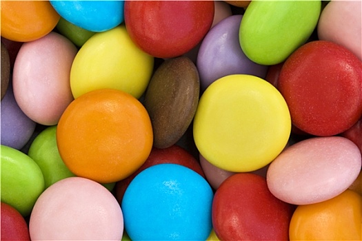彩色,糖果,涂层,巧克力糖