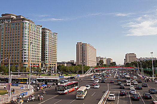 北京城市交通路口