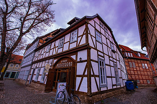 德国奎德林堡世界文化遗产城市木结构中世纪