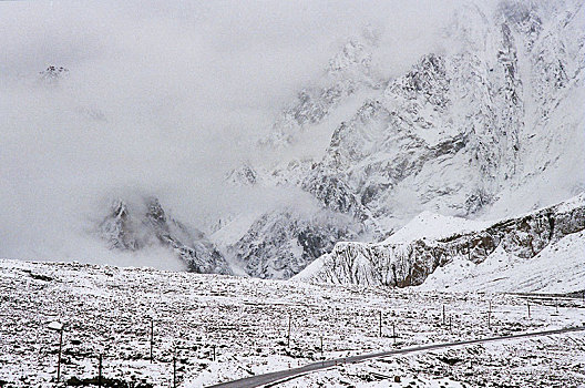 中国,新疆维吾尔自治区,天山山脉