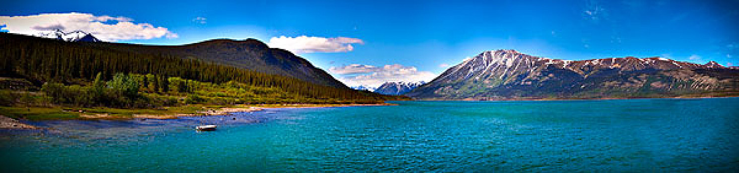 湖,育空地区,加拿大
