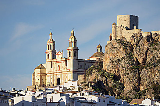 圣母大教堂,摩尔风格,城堡,奥维拉,安达卢西亚,西班牙