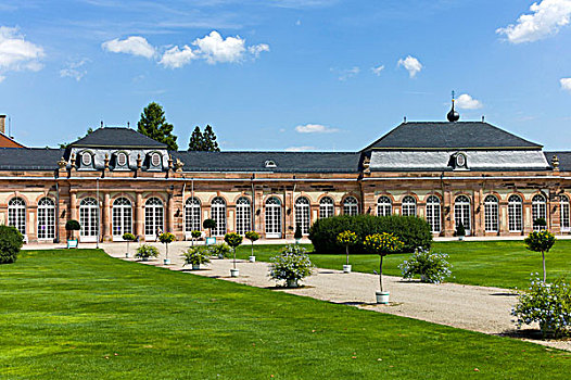 建筑,城堡,施威琴根,18世纪,巴登符腾堡,德国,欧洲