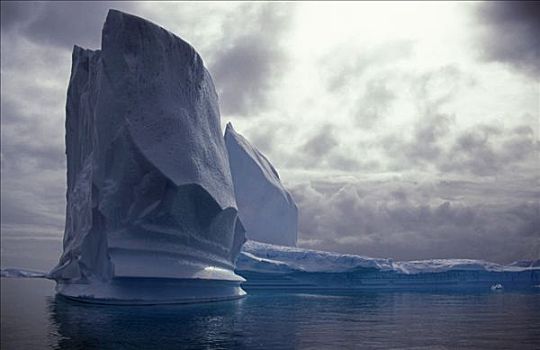 南极,水道,冰山