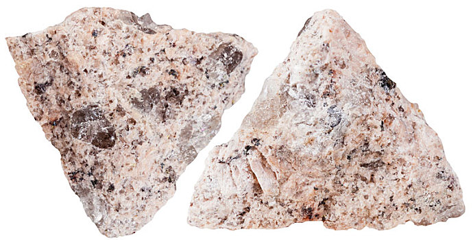 两个,片,花冈岩,矿物质,石头,隔绝