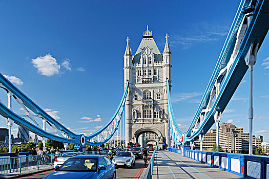 塔桥,交通,伦敦,英格兰