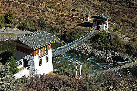 上方,山川,途中,不丹,十一月,2007年