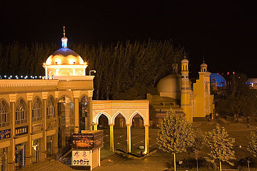 新疆喀什艾提尕尔大清真寺