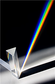 玻璃,棱镜,创作,彩色,光谱,阳光